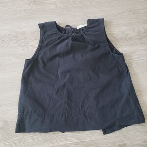 Everlane tie back blouse
